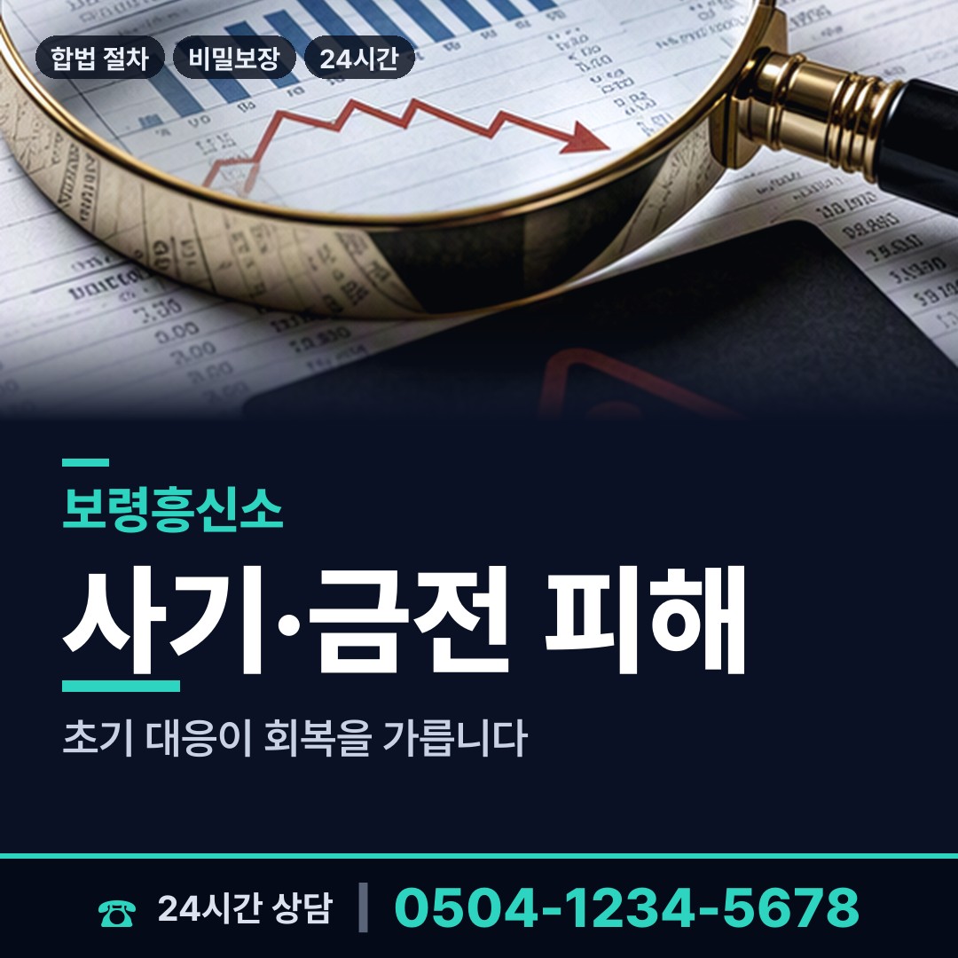 보령 대천2동 사이버흥신소 상담 안내